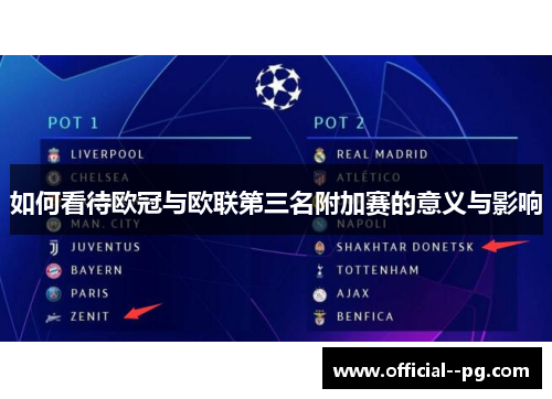 如何看待欧冠与欧联第三名附加赛的意义与影响